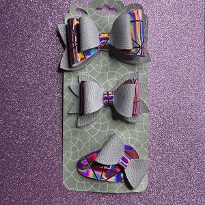 Metalic bow set